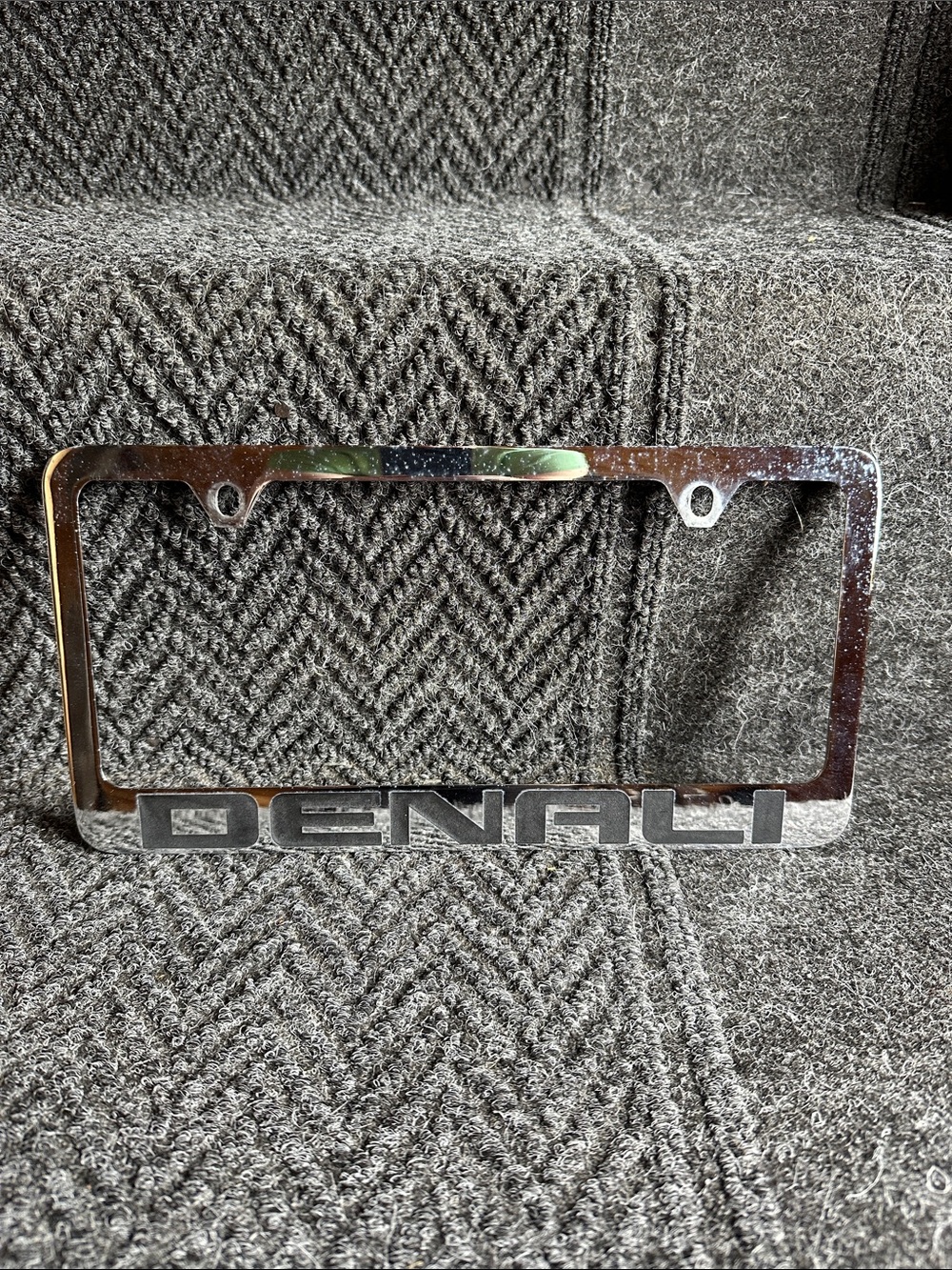 GMC Denali Metal License Plate Frame